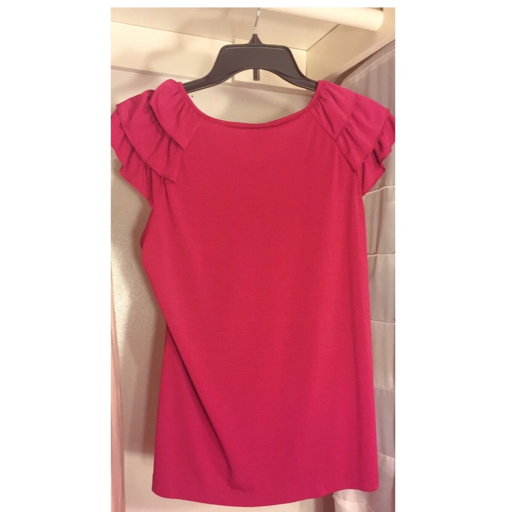 Pink Ruffled Blouse - Picture 2 of 3